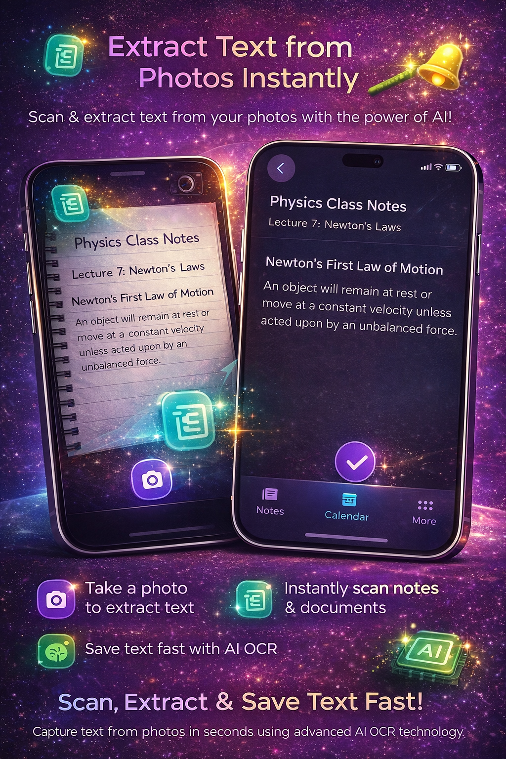 OCR – Extract text from photos